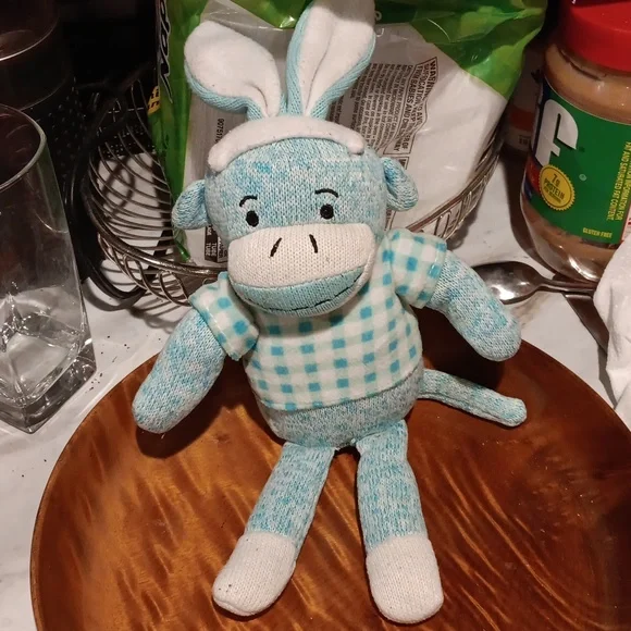 Sock monkey Rabbit - Picture 6 of 6